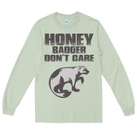 Matcha honey badger dont care Long Sleeve Tee - artisFamous