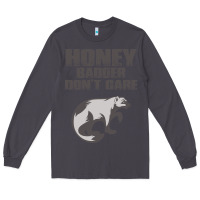 Smoke honey badger dont care Long Sleeve Tee - artisFamous