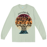 Matcha National love a tree day Long Sleeve Tee - artisFamous