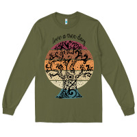 Army Green National love a tree day Long Sleeve Tee - artisFamous