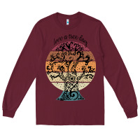 Burgundy National love a tree day Long Sleeve Tee - artisFamous