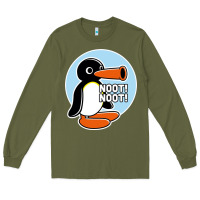 Army Green noot noot funny Long Sleeve Tee - artisFamous