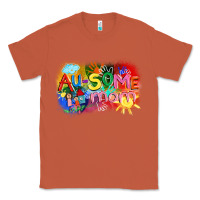 Copper Au-some mom Autism Classic Tee - FaDigitalArtStudio