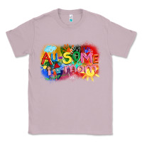 Lilac Au-some mom Autism Classic Tee - FaDigitalArtStudio