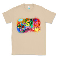 Mushroom Au-some mom Autism Classic Tee - FaDigitalArtStudio