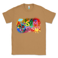 Toasted Coconut Au-some mom Autism Classic Tee - FaDigitalArtStudio