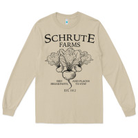 Mushroom Schrute Farms - The Office Long Sleeve Tee - artisFamous