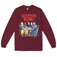 Burgundy retro cult classic Long Sleeve Tee - artisFamous