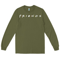 Army Green Friends Long Sleeve Tee - artisFamous