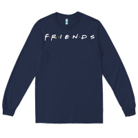 Navy Friends Long Sleeve Tee - artisFamous