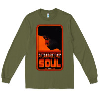 Army Green Fist Full Of Soul Long Record Player Long Sleeve Tee - artisFamous