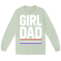 Matcha Girl Dad A True American Hero - Fathers Day Gift Long Sleeve Tee - artisFamous