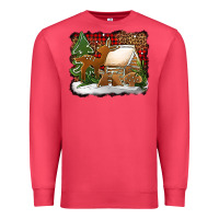 Cardinal Christmas cookies buffalo plaid Premium Sweatshirt - Jasminsmagicworld