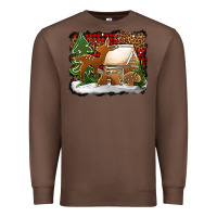 Chestnut Christmas cookies buffalo plaid Premium Sweatshirt - Jasminsmagicworld