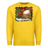 Lemon Christmas cookies buffalo plaid Premium Sweatshirt - Jasminsmagicworld