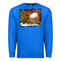 True Royal Christmas cookies buffalo plaid Premium Sweatshirt - Jasminsmagicworld