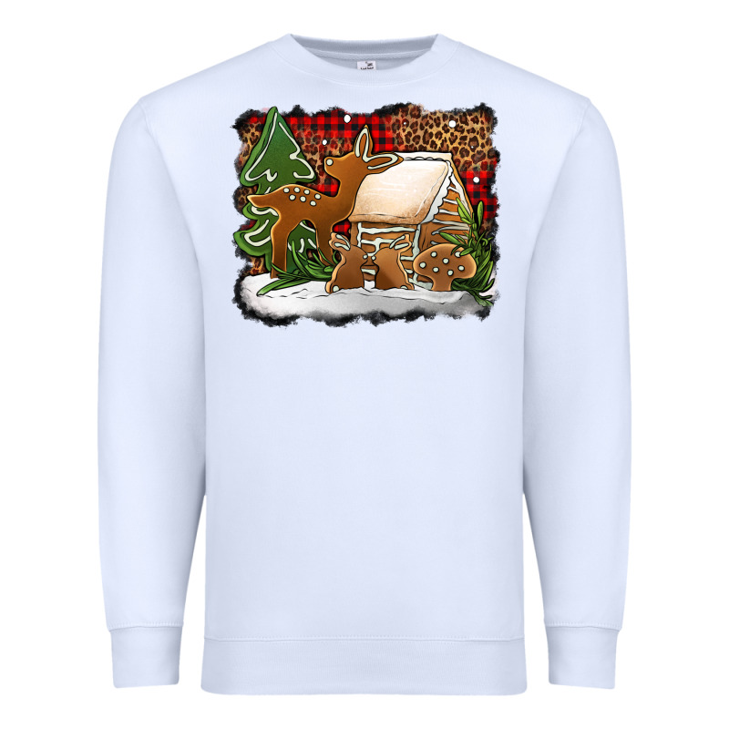 Christmas Cookies Buffalo Plaid Premium Sweatshirt by Jasminsmagicworld | Teevron