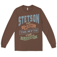 Chestnut Stetson Personalized Name Birthday Gift Long Sleeve Tee - artisFamous