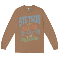 Toasted Coconut Stetson Personalized Name Birthday Gift Long Sleeve Tee - artisFamous