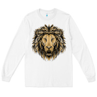 White Lion t-shirt  designs Long Sleeve Tee - artisFamous