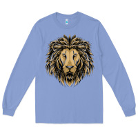 Colony Blue Lion t-shirt  designs Long Sleeve Tee - artisFamous