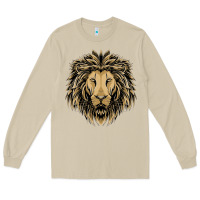 Mushroom Lion t-shirt  designs Long Sleeve Tee - artisFamous
