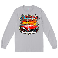 Moon Dust CLASSIC CARS ROUTE 66 Long Sleeve Tee - artisFamous