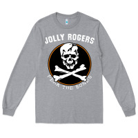 Heather Grey fear the bones Long Sleeve Tee - artisFamous