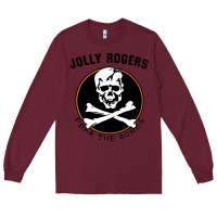 Burgundy fear the bones Long Sleeve Tee - artisFamous
