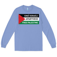 Colony Blue end is.rae.li apartheid free pales  flag  t shirt Long Sleeve Tee - artisFamous