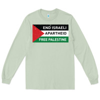Matcha end is.rae.li apartheid free pales  flag  t shirt Long Sleeve Tee - artisFamous