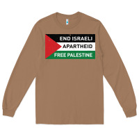 Toasted Coconut end is.rae.li apartheid free pales  flag  t shirt Long Sleeve Tee - artisFamous
