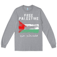 Heather Grey free jerusa.lem, ga.za, free palest . trending  shirt Long Sleeve Tee - artisFamous