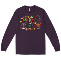 Plum Surgical Technologist Long Sleeve Tee - CowhideDigitalArt