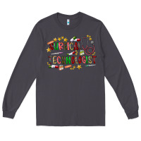 Smoke Surgical Technologist Long Sleeve Tee - CowhideDigitalArt