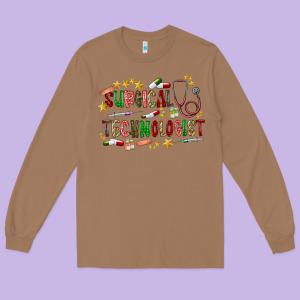 Surgical Technologist Long Sleeve Tee Designed By Cowhidedigitalart