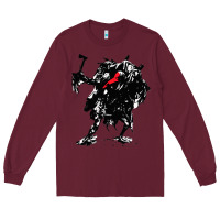 Burgundy hunt  showdown Long Sleeve Tee - artisFamous