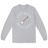Moon Dust Banjo Bluegrass Music Traditional Musician Funny Gift Long Sleeve Tee - artisFamous