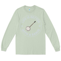 Matcha Banjo Bluegrass Music Traditional Musician Funny Gift Long Sleeve Tee - artisFamous