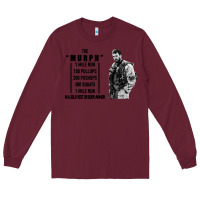 Burgundy the murph challenge Long Sleeve Tee - artisFamous