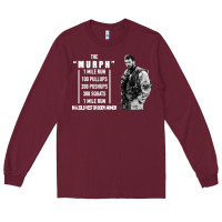 Burgundy the murph challenge Long Sleeve Tee - artisFamous