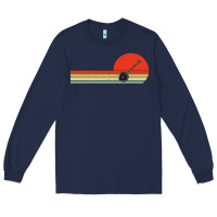 Navy Banjo Bluegrass Music Traditional Musician vintage retro Long Sleeve Tee - artisFamous