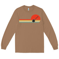 Toasted Coconut Banjo Bluegrass Music Traditional Musician vintage retro Long Sleeve Tee - artisFamous