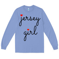 Colony Blue new jersey girl on the shore Long Sleeve Tee - artisFamous