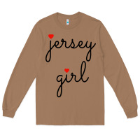 Toasted Coconut new jersey girl on the shore Long Sleeve Tee - artisFamous