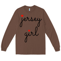 Chestnut new jersey girl on the shore Long Sleeve Tee - artisFamous