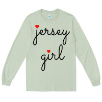 Matcha new jersey girl on the shore Long Sleeve Tee - artisFamous