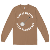 Toasted Coconut Banjo Bluegrass Music Traditional Musician Funny Gift Long Sleeve Tee - artisFamous
