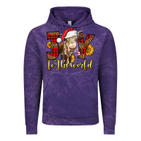 Cloud Purple joy to the world christmas cow Vintage Hoodie - LillyAllenDesigns