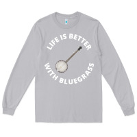 Moon Dust Banjo Bluegrass Music Traditional Musician Funny Gift Long Sleeve Tee - artisFamous